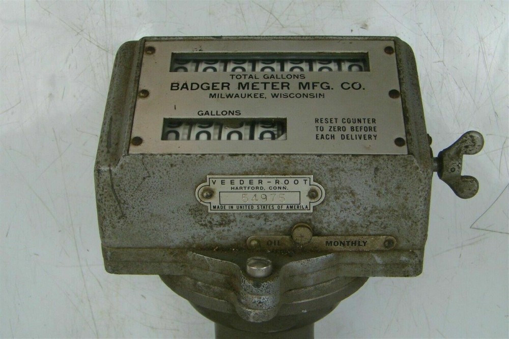 BADGER METER STAINLESS STEEL Fuel Meter