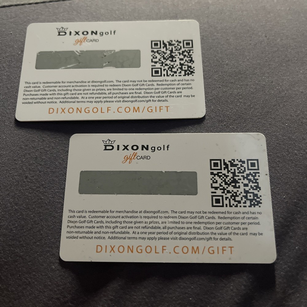 Dixon Golf Gift Card