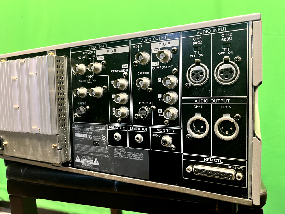 Sony Betacam SP UVW-1400A Player and Recorder — Fully Functional