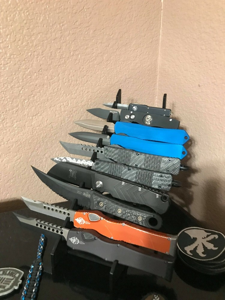 Polymer 8 Knife Display Stand Knife Rack knives