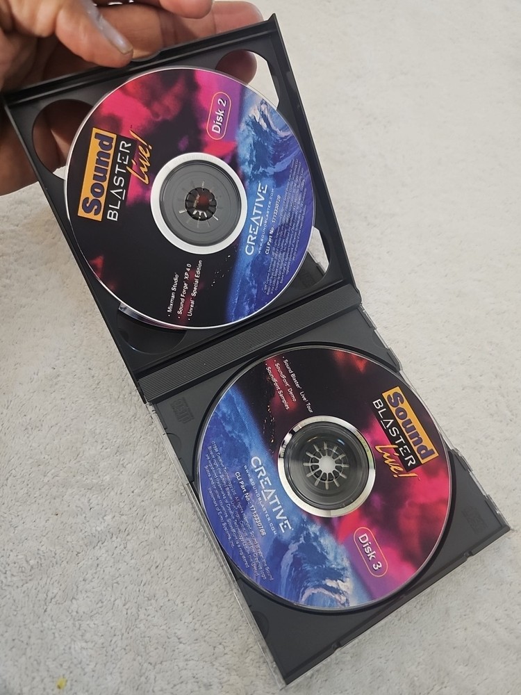 1998 Creative Sound Blaster Live Installation Software