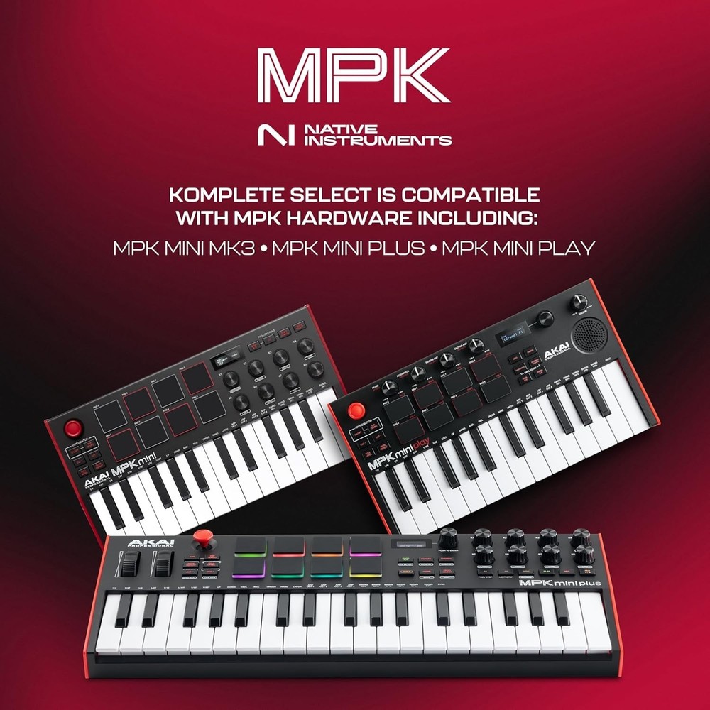 MPK Mini Play MK3 - Comprehensive MIDI Controller with Built-in Speaker & Sounds