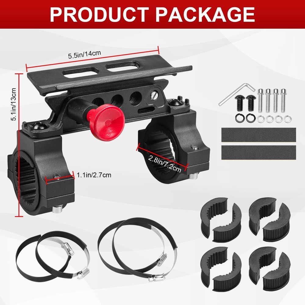 UTV ATV Extinguisher Mount Holder Adjustable Fire Bracket Fits For Bronco Can-Am