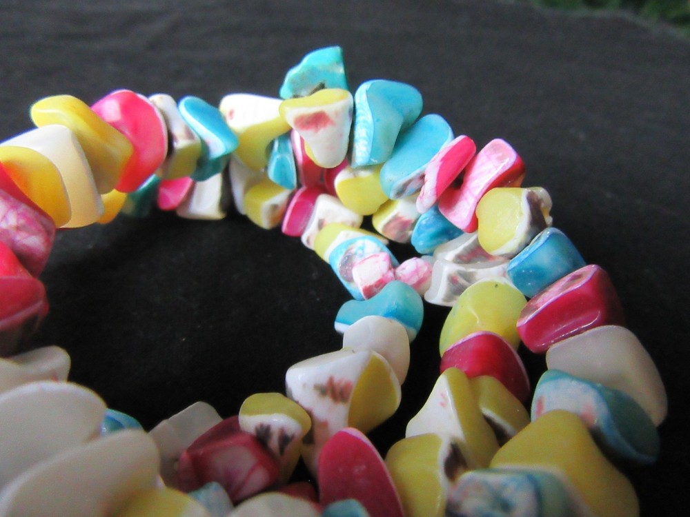 Colorful Sea Shell Bracelet Adjustable