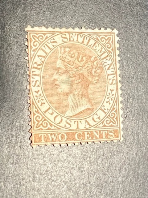 Straits Settlement stamp 10 MNG