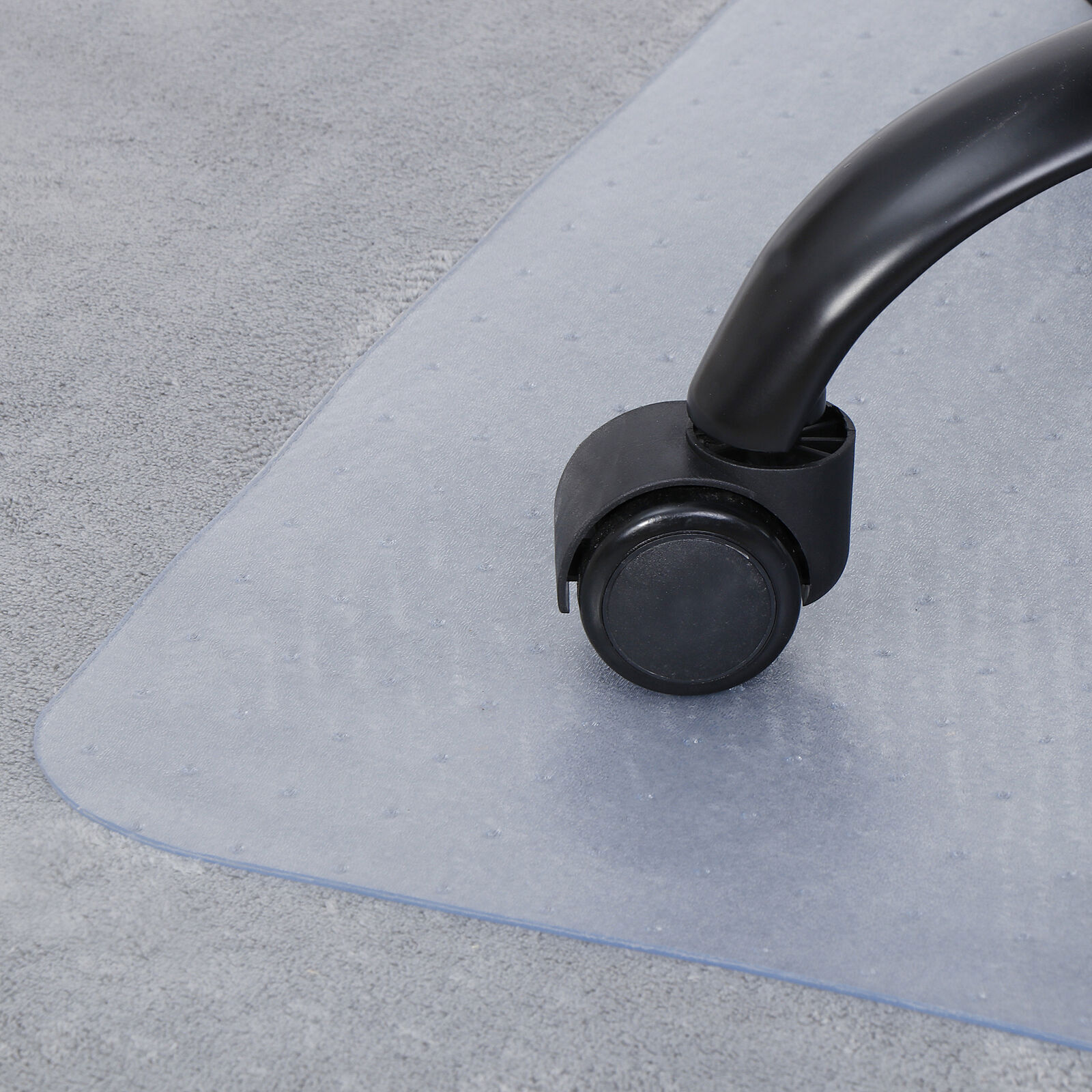 46" X 60" Clear Office Chair Mat for Low to Medium Pile Floor Carpet with Lip