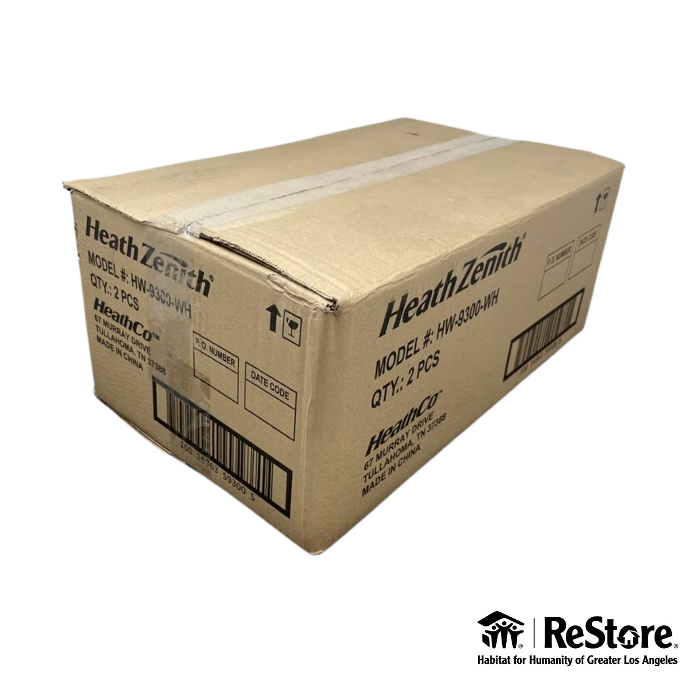 Heath Zenith HZ-9300-WH Connected LED Video Security Motion Light (Set of 2)