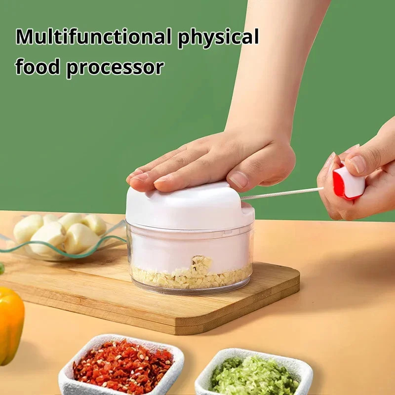 Garlic Press Chopper Slicer Hand Presser Grinder Crusher Home Kitchen Tools