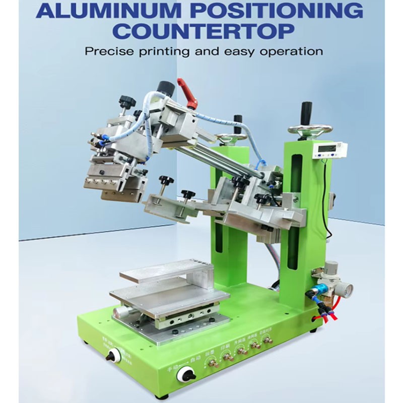 Screen Printing Machine Semi-automatic Pneumatic Desktop High-precision Inclined