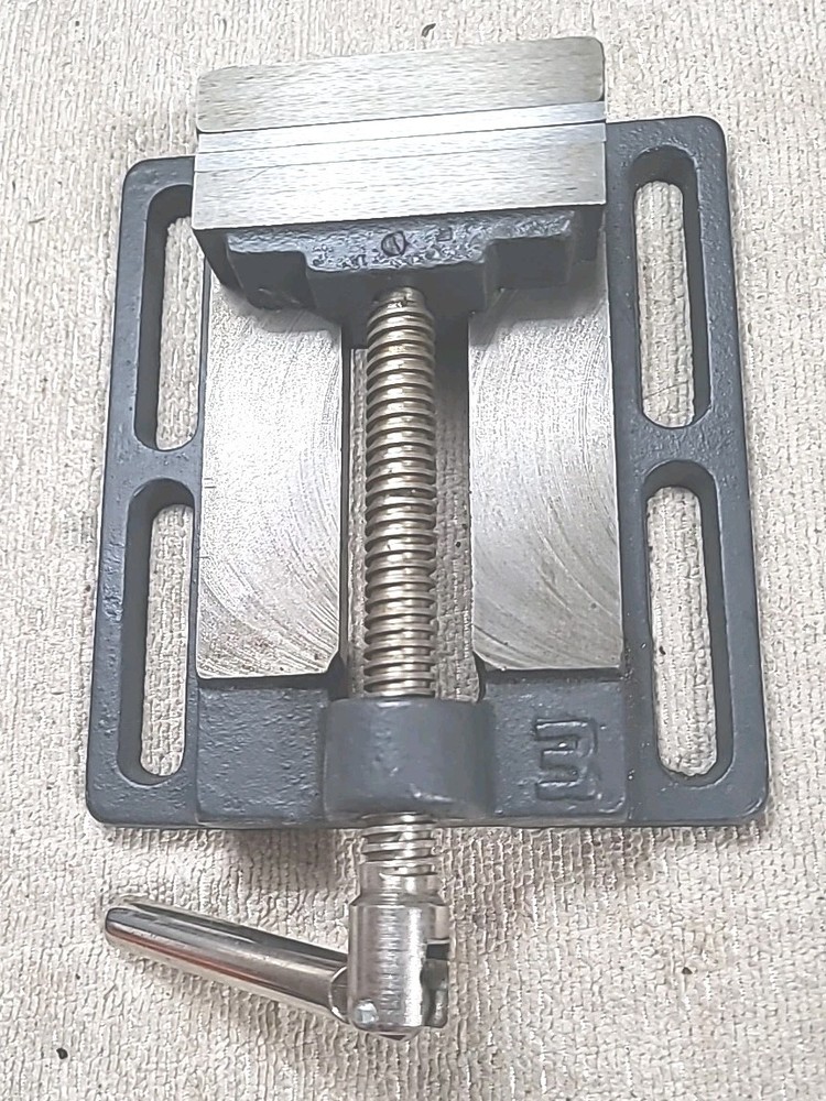 Solid Low Profile 3 Inch Drill Press Vice Low Profile Machinist Tool.