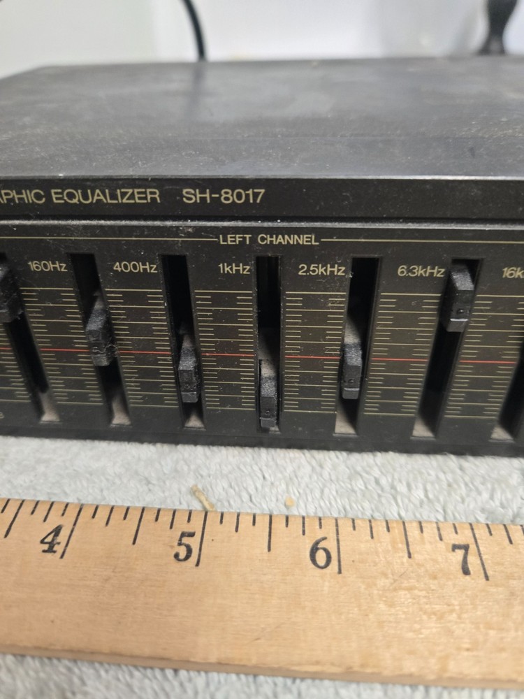 technics graphic equalizer, SH-8017, untested, parts only