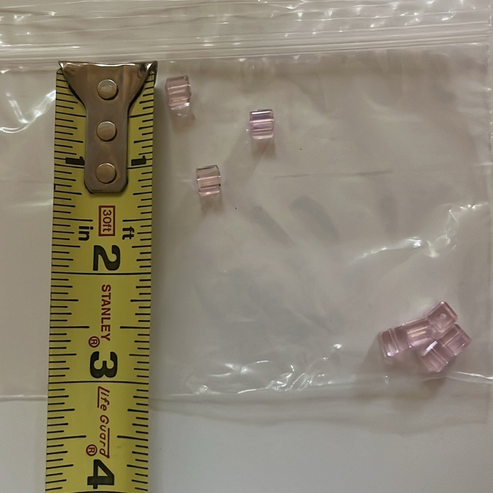 💜 Purple Storage Box with Assorted Beads