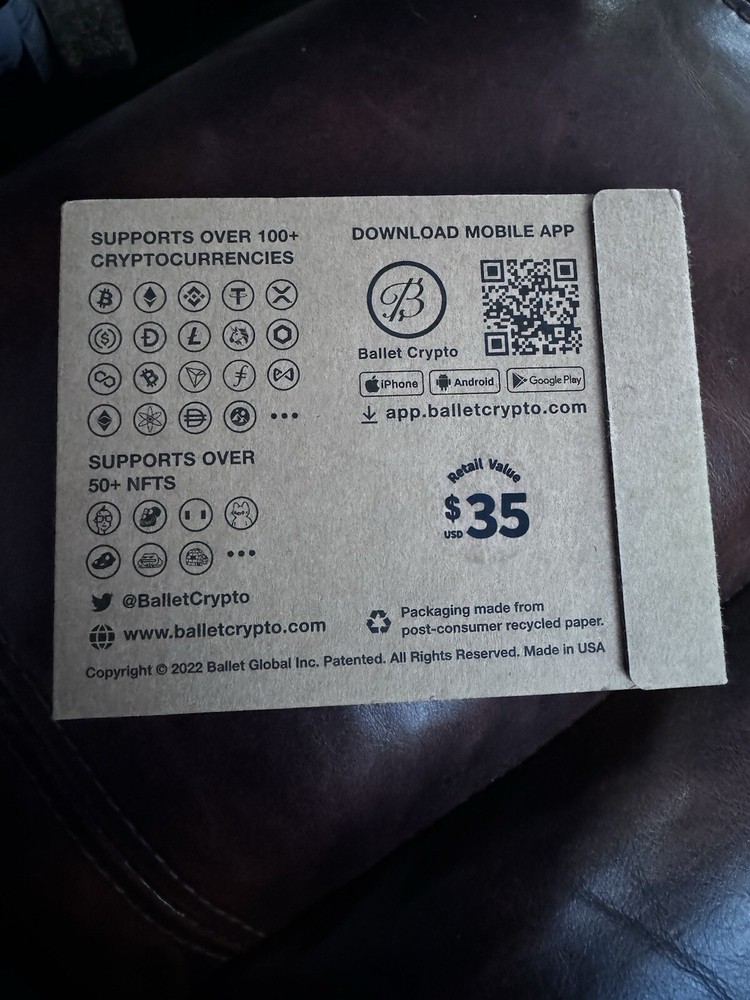 Bitcoin Ballet- Cryptocurrency Wallet