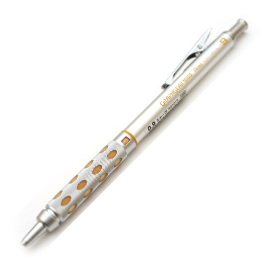 PG1019G Pentel Graph Gear 1000 Automatic Drafting Pencil, 0.9mm Yellow, 2 Each