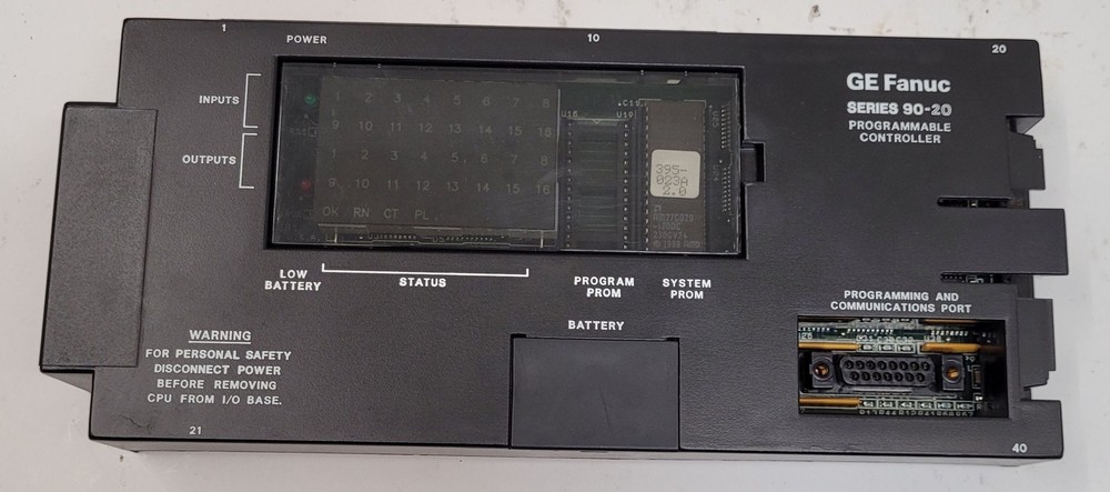GE FANUC IC692CPU211D SERIES 90-20 PROGRAMMABLE CONTROLLER
