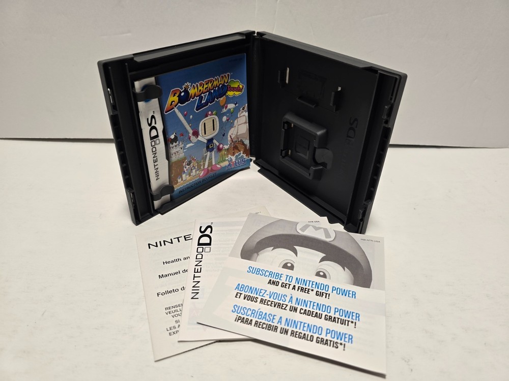Bomberman Land Touch Nintendo DS (Replacement Case & Manual + Inserts)