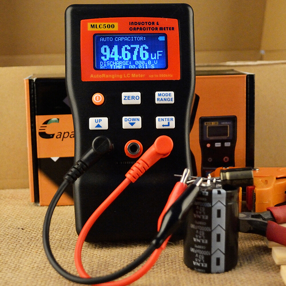 MLC500 High Precision Digital Auto-Range Capacitance Inductance Meter Anti-burn