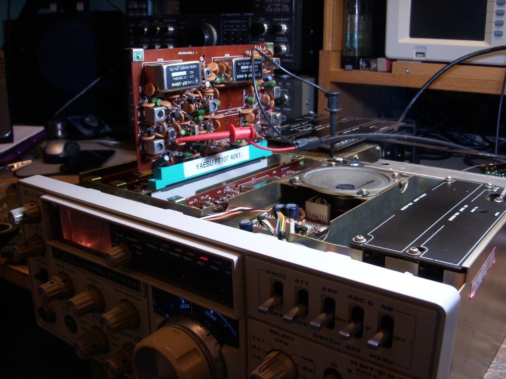 Yaesu FT-107 Transceiver Extender Board 40X1 Riser KIT FORM