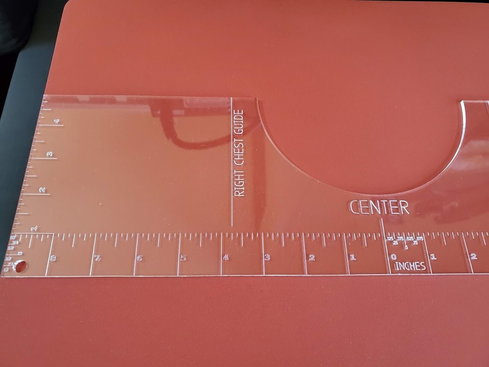 T-Shirt alignment Tool - Ruler - Centering Tool | HTV Alignment | Guide
