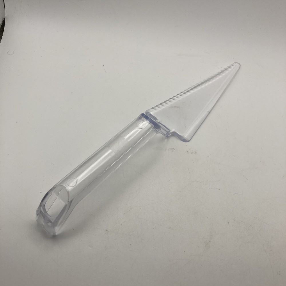 Clear 10” Restaurant Style Pie Cake Server Acrylic Kitchen Tool Serving