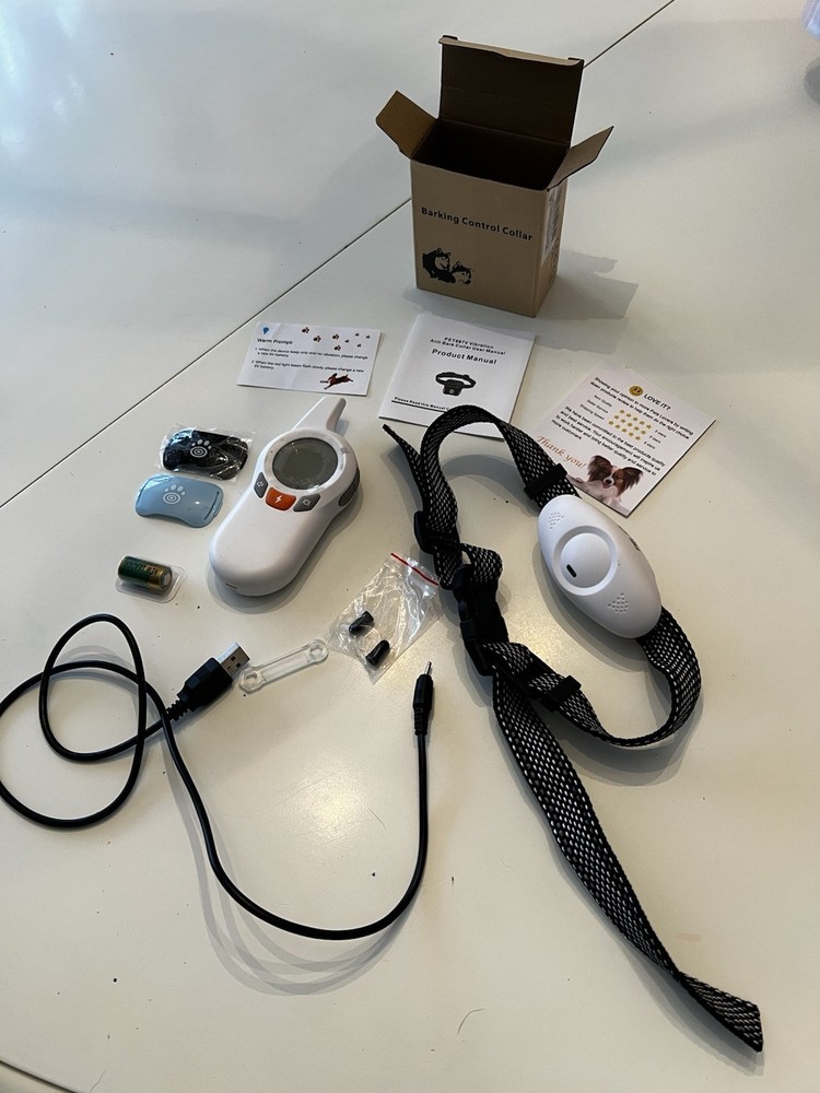 Small Dog Antibark Training Collar With Remote