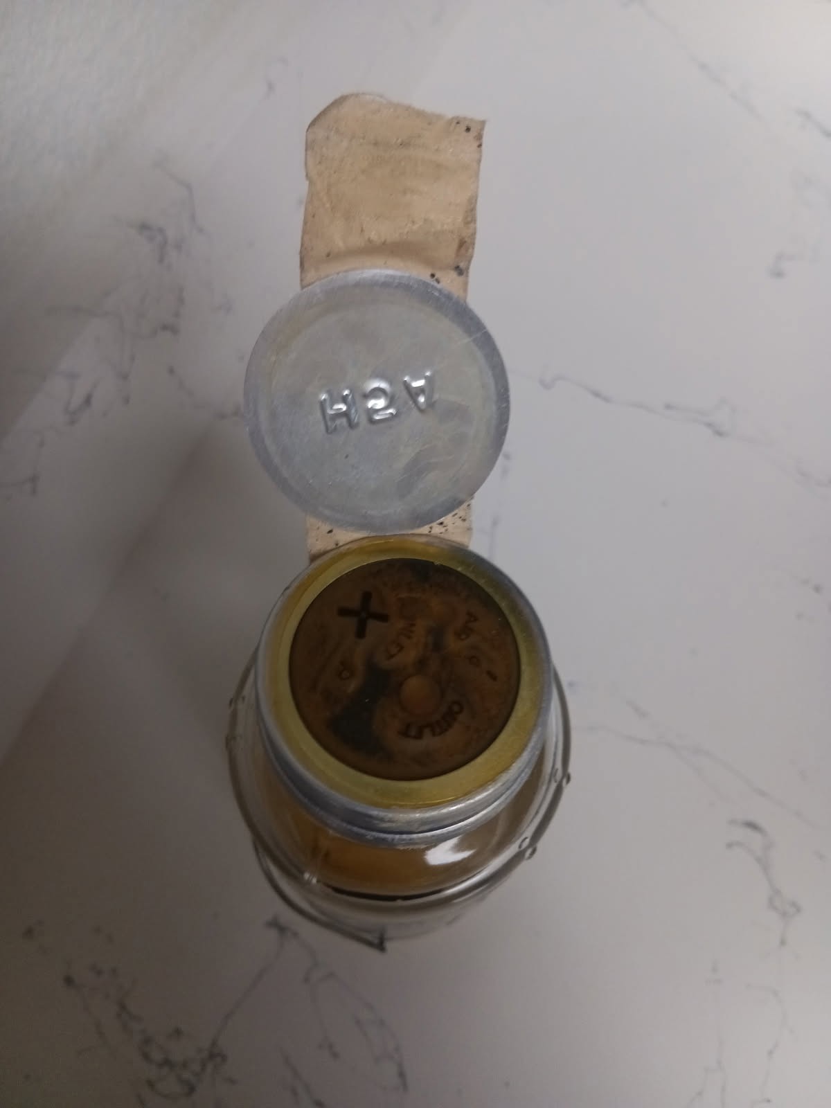 Vintage Baxter Transfuso-Vac Glas Blood Transfusion Bottle 250cc (STILL SEALED!)