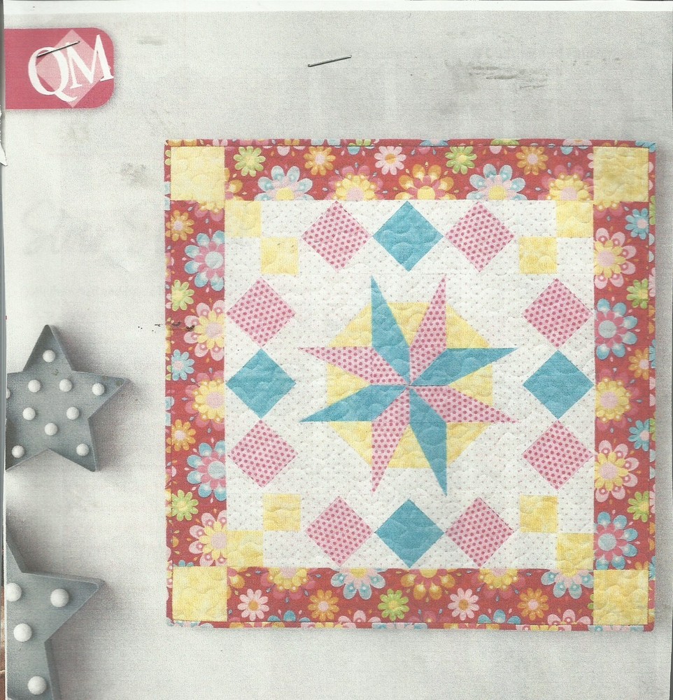 A0140 STAR STRUCK WALLHANGING QUILT PATTERN/INSTRUCTIONS
