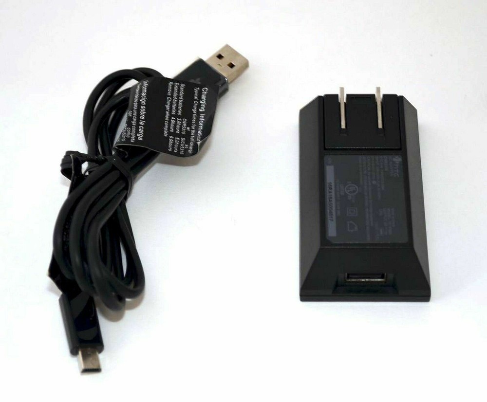 Genuine HTC Touch Pro Desire Diamond Cell Phone Charger + USB Cable AC adapter
