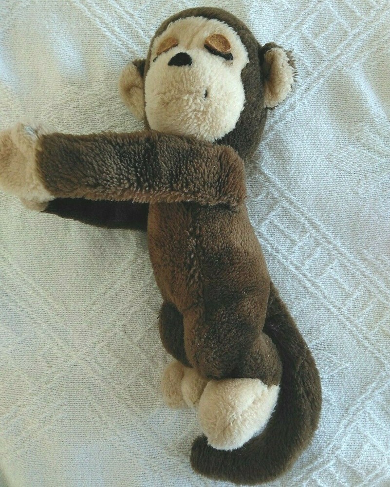 Plush Dakin Monkey Hook & Loop Hands 10 1/2" From 1975