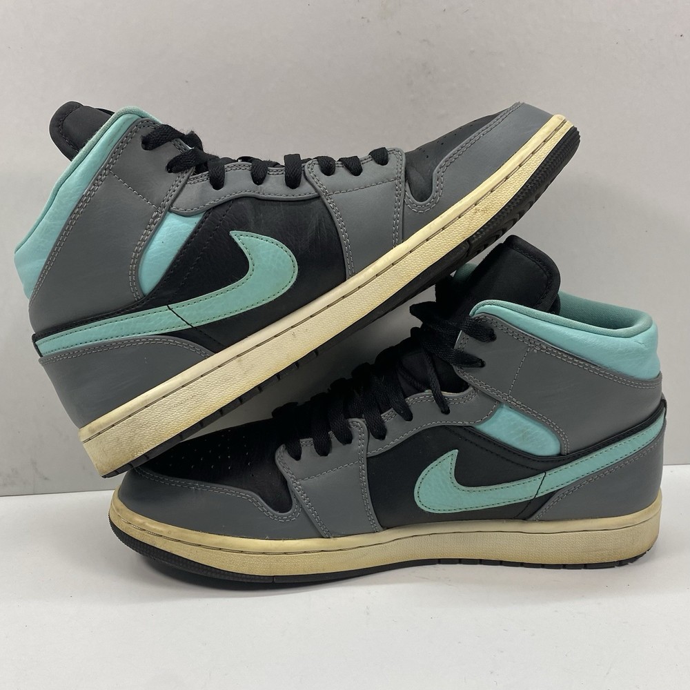 Size 10 - Air Jordan 1 Mid Grey Aqua