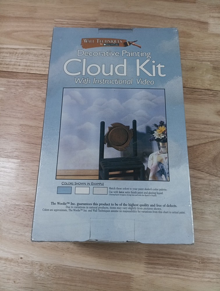 Woolie Cloud Kit Decorative Painting Wall Techniques New Sealed