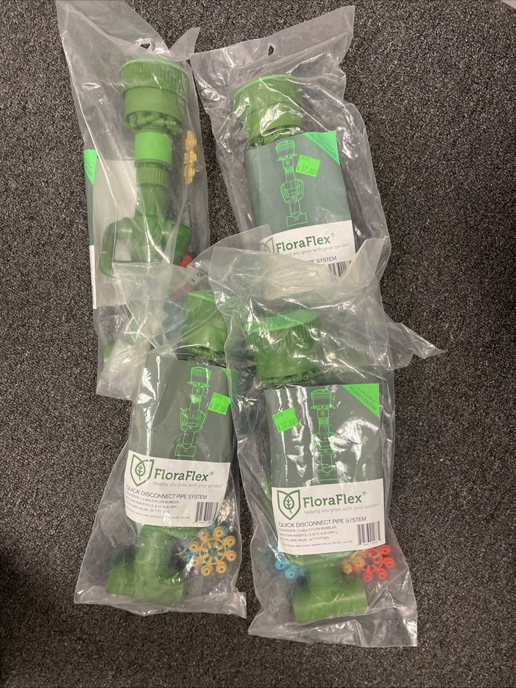 4- Floraflex Quick Disconnect Pipe System - Multi-Flow Bubbler 3/4” Elbow