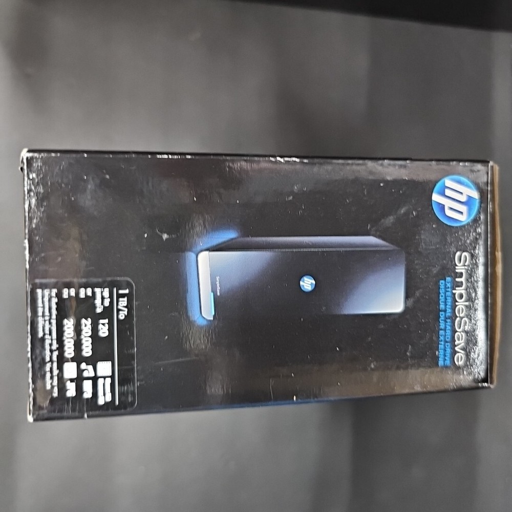 HP SimpleSave 1TB External USB 2.0 Back Up md1000h