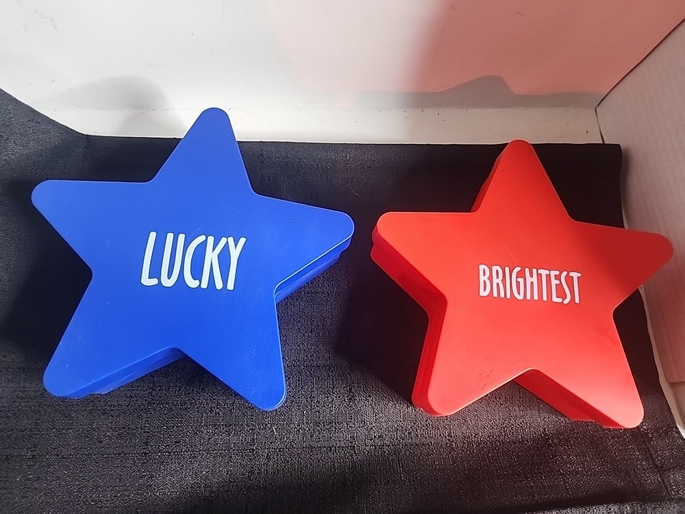 Star Shaped Plastic Storage Box Container Lucky Brightest (T83DG)
