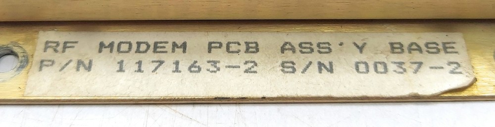 SeaTel RF Modem 117163-2 PCB 3 CH. RF MODEM 117168
