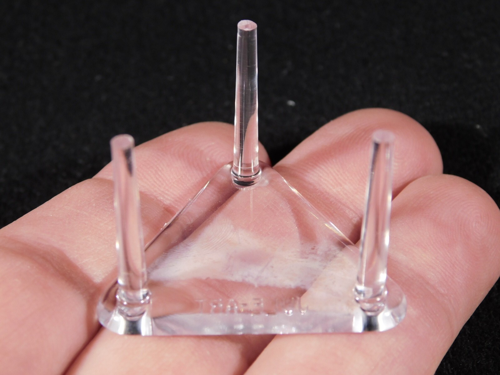 Display Stand Three Post Clear Lucite MINI Size