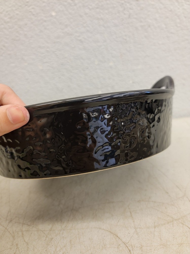 TECHNIQUE Nesting Casseroles (3) Round 7.5" - 10" Gray Black Tan