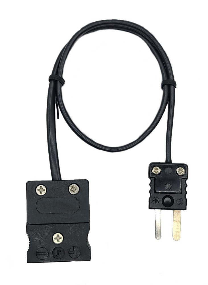 J Type Thermocouple to Multimeter / Thermometer Adapter Cable