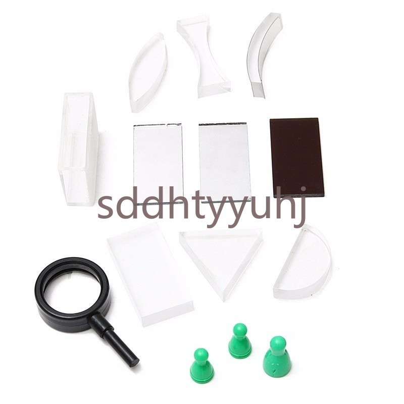 Triangular Prism Convex Lens Optics Set Physical Science Optical Experiment Box