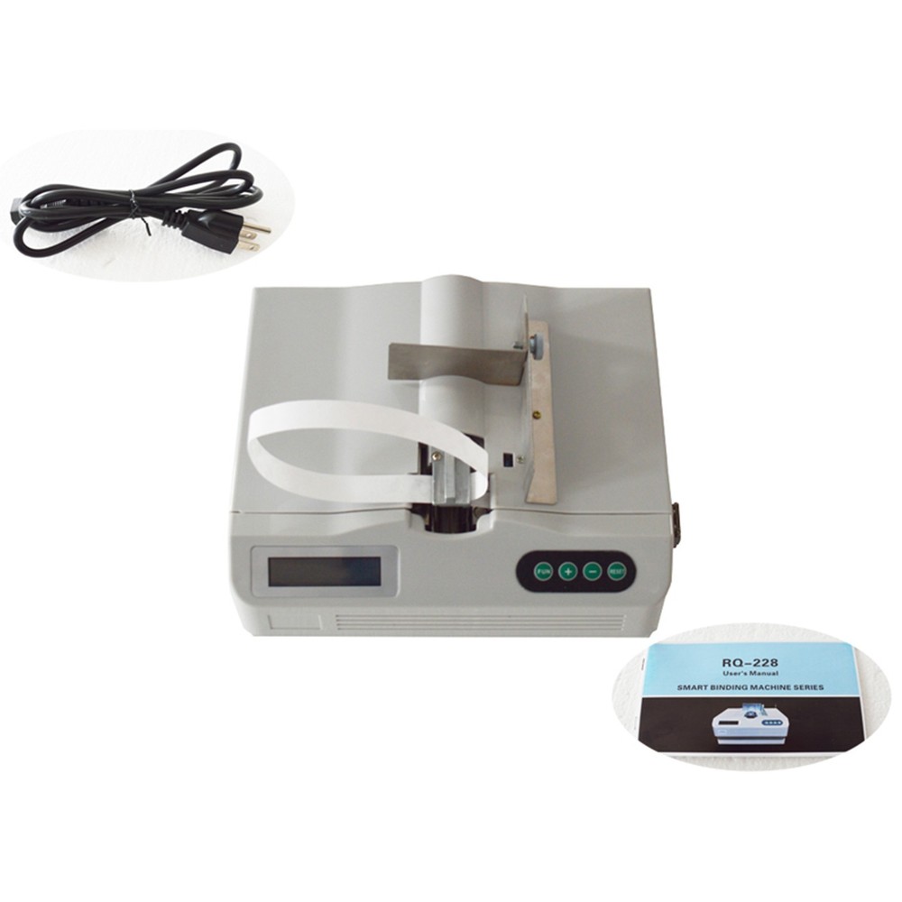 Automatic Money Bundle Machine Banknote Strapping Binding Cross Baling Tool