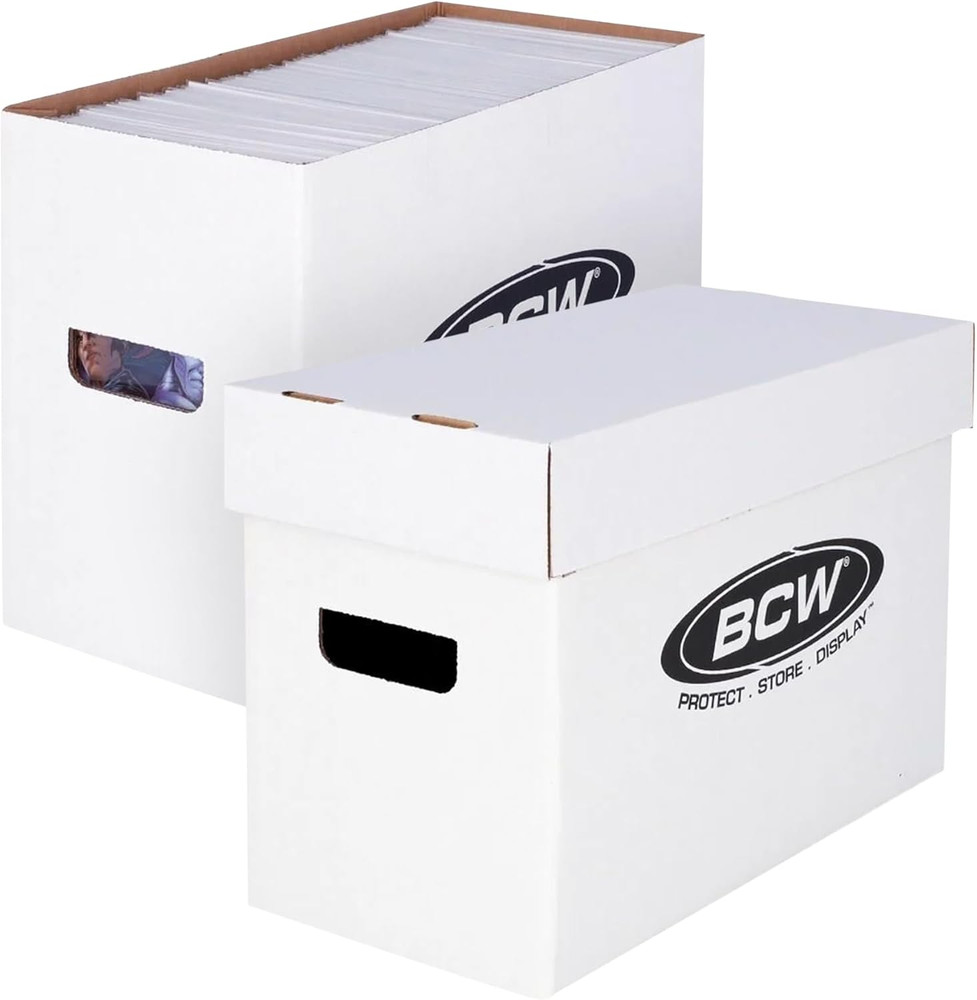 Short Comic Storage Box - 2 Pack | Holds 150-175 Current/Silver Age Comics | Sta