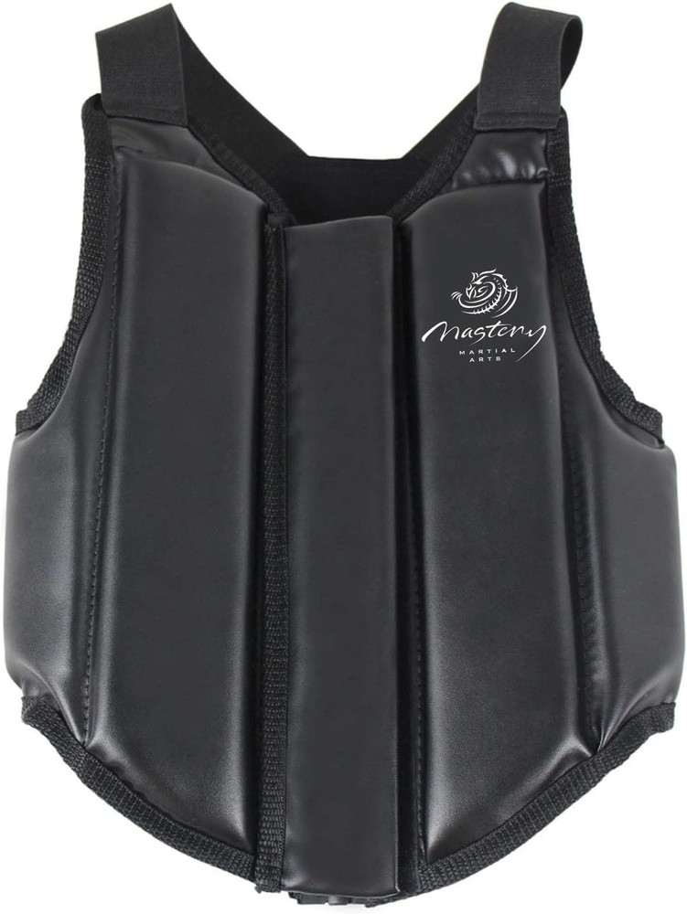 Safety Sparring Chest Protector adult medium, Black