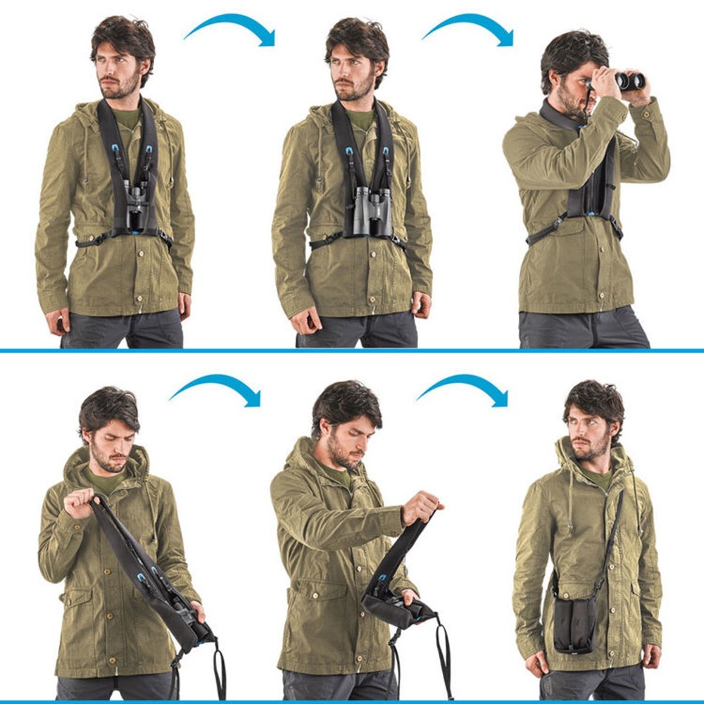 miggo Strap&Wrap Binocular Harness, Camo