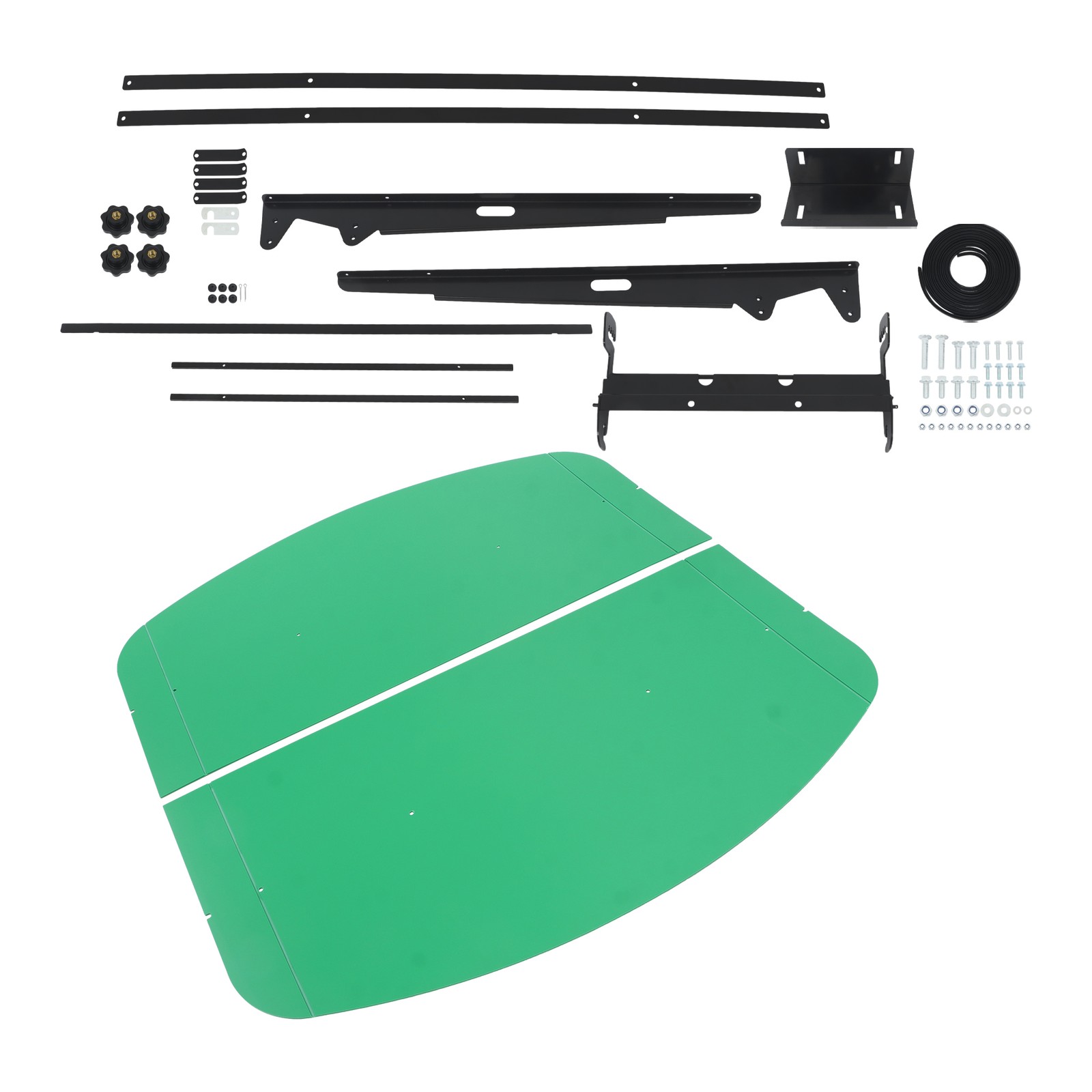 For John Deere 2" x 2" or 2" x 3" ROPS Tuff Top Tractor Canopy 52" X 52" Green