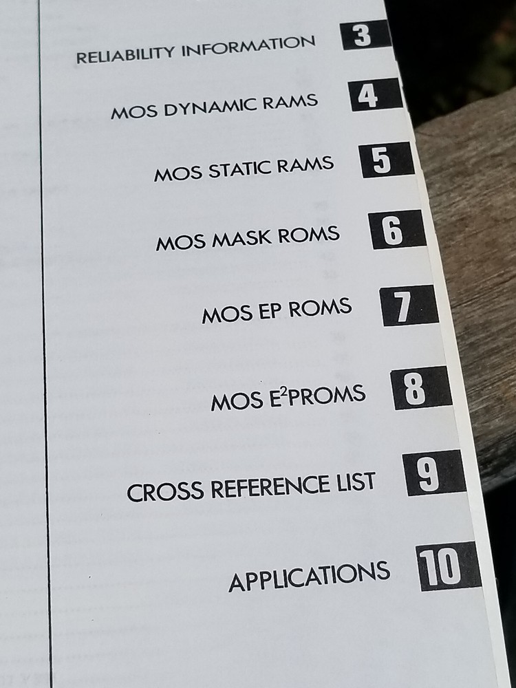 1 OF 2 VINTAGE ELECTRONICS BOOKS DATA OKI MEMORY 3RD EDITION 1987