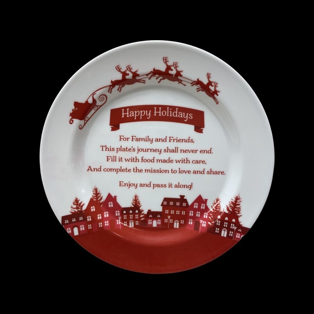 Christmas Plate-ship same Day