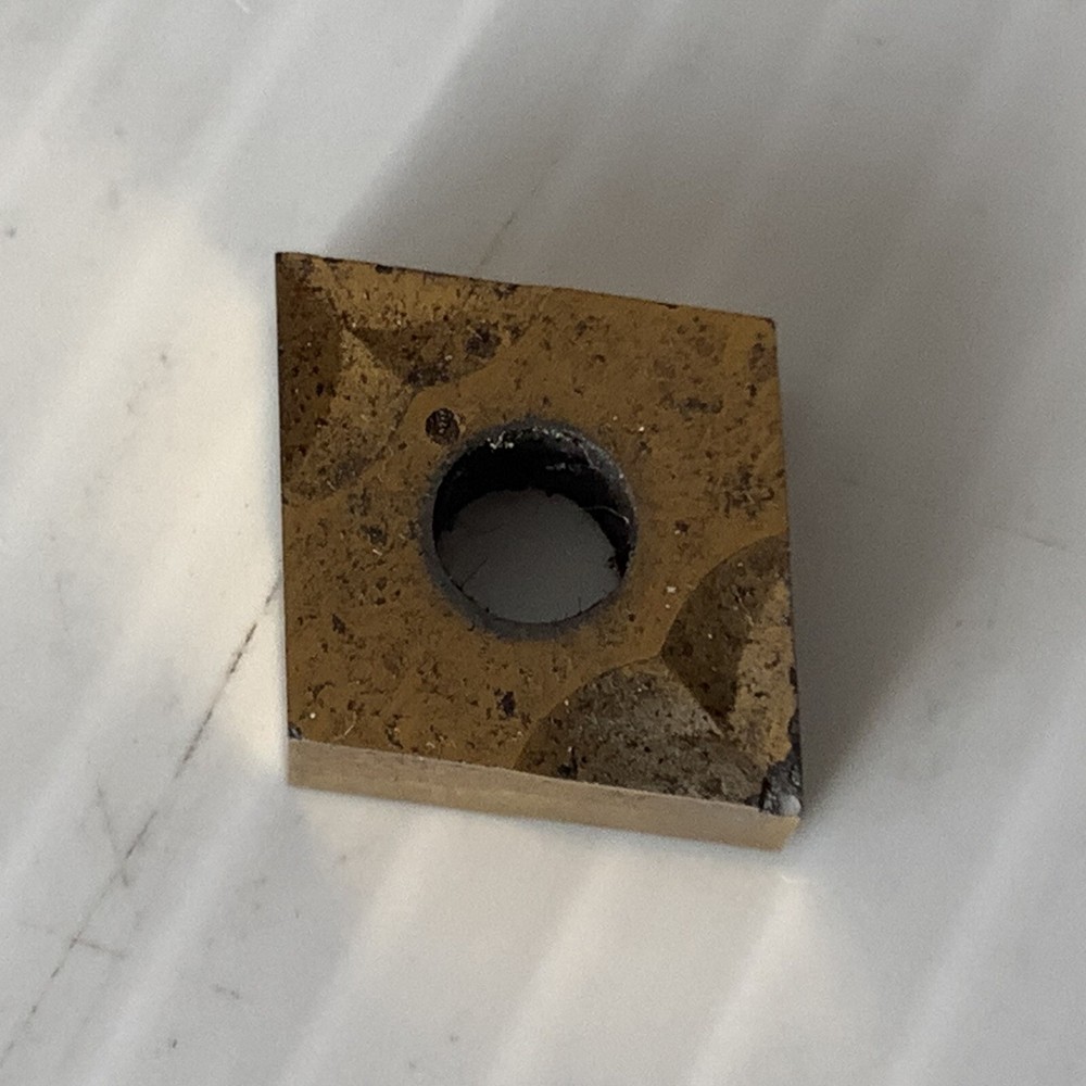 Gold Carbide Turning Insert Diamond Shape Unbranded