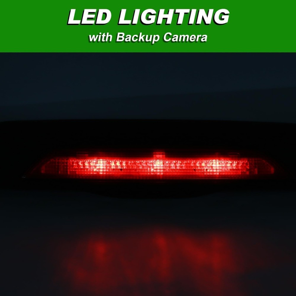 LED Third Brake Light with Backup Camera Compatible with 2018 2019 Ford Trans...