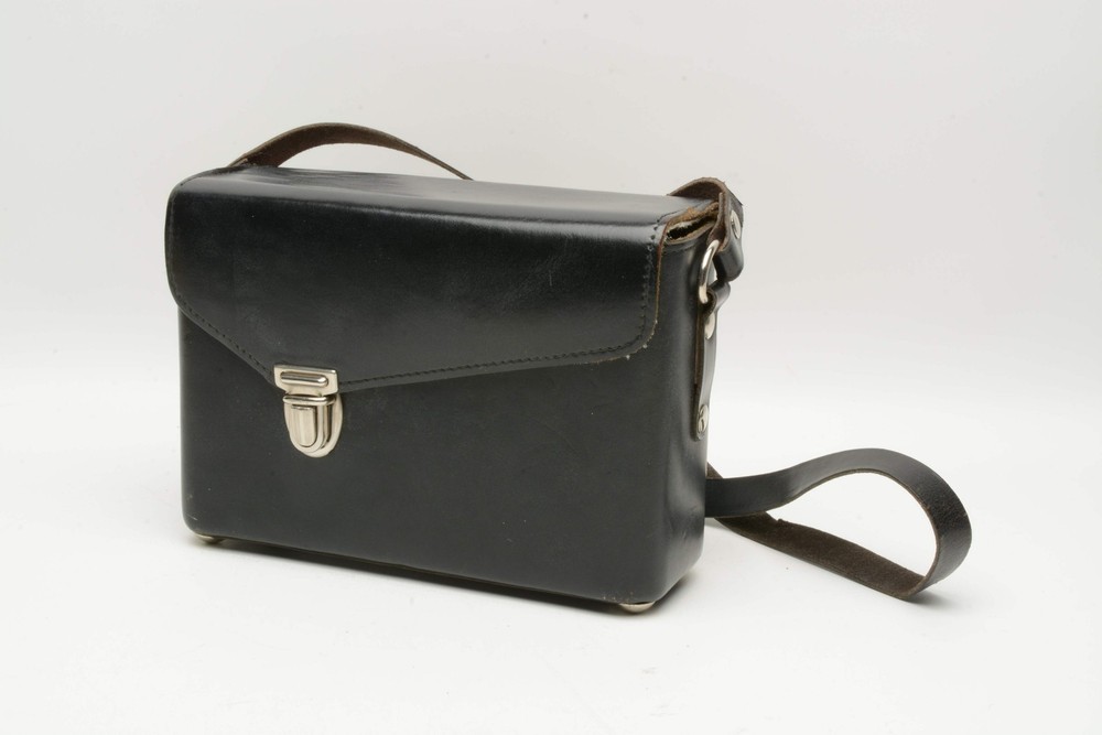 Belding leather case (Black) measures ~7x2.5x5", Nice
