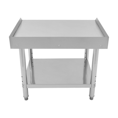 Commercial Work Table Adjustable Work Bench Kitchen Stainless Steel Prep Table
